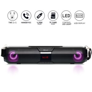 Kisonli LED-900 TWS Soundbar Bluetooth Speaker -