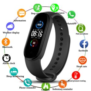 NEW M5 Band Sport Wristband Blood Pressure Monitor Heart Rate For Android And IOS -